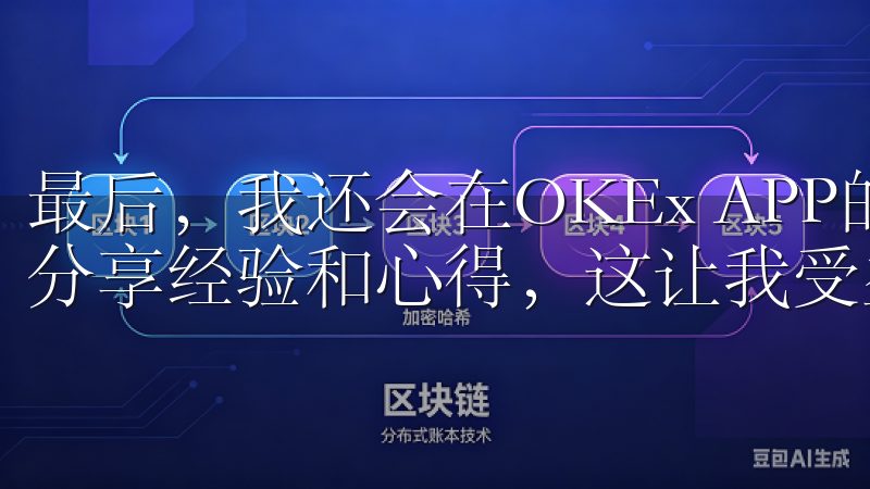 最后，我还会在OKEx APP的社区中与其他投资者交流，分享经验和心得，这让我受益匪浅。